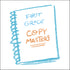1st Grade Copy Masters